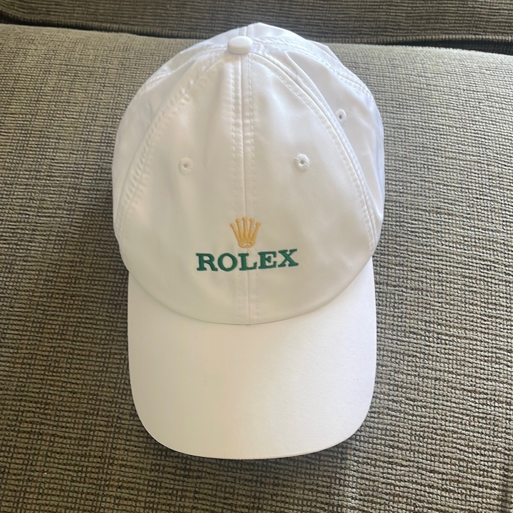 Never worn white Rolex baseball cap